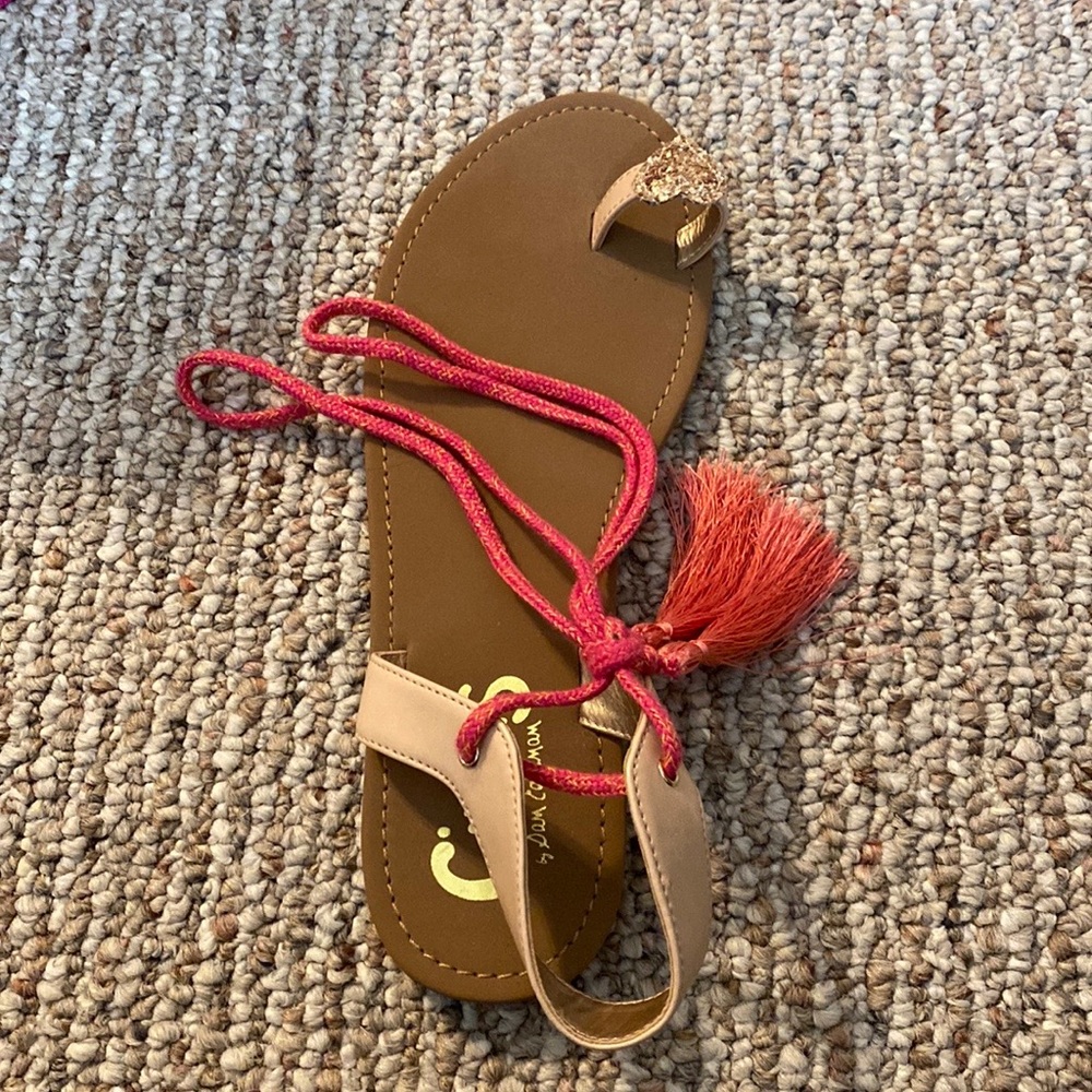 Circus by Sam Edelman Open toe sandal gold heart - Picture 7 of 7